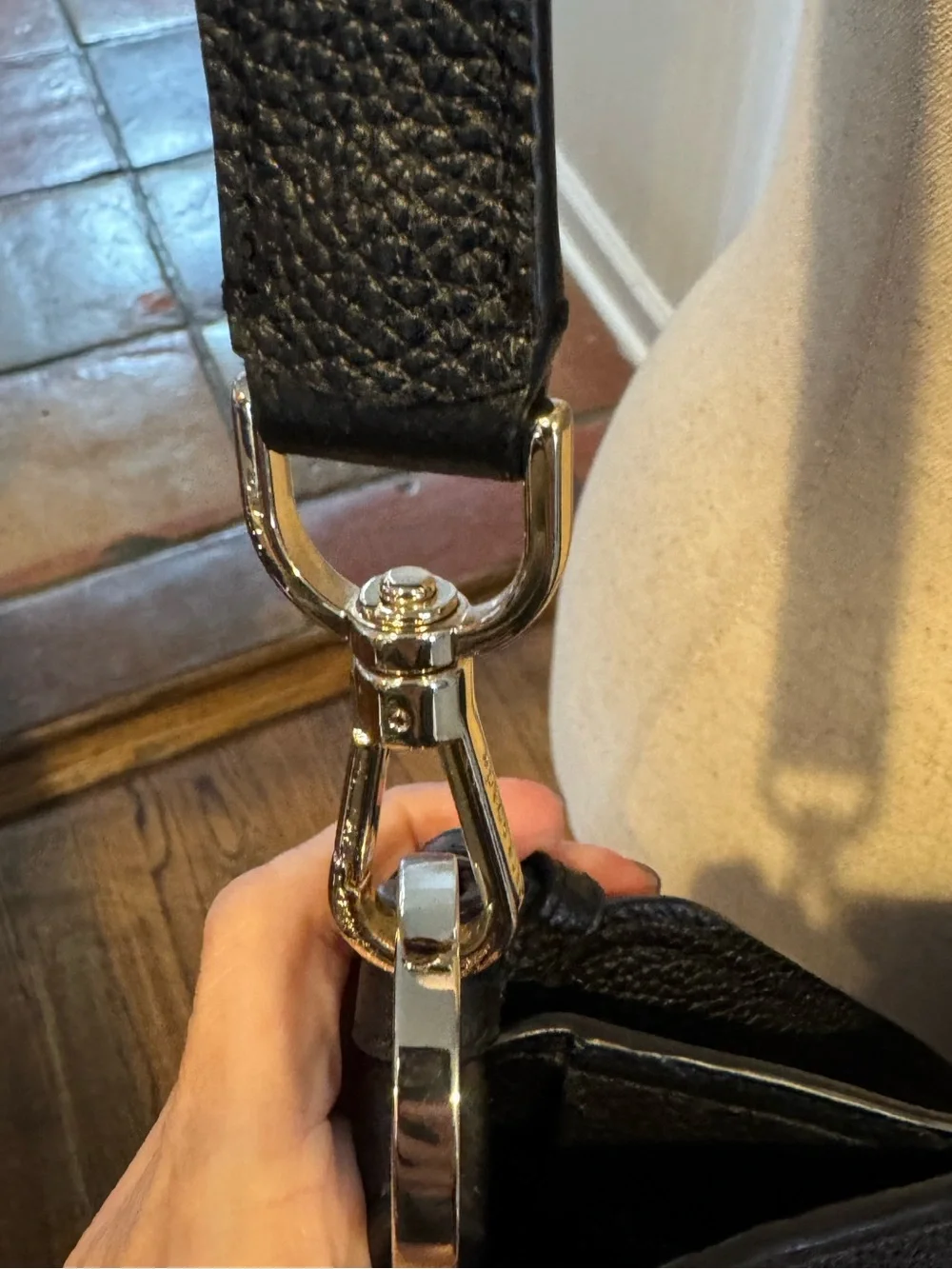 kate spade Black Leather crossbody bag